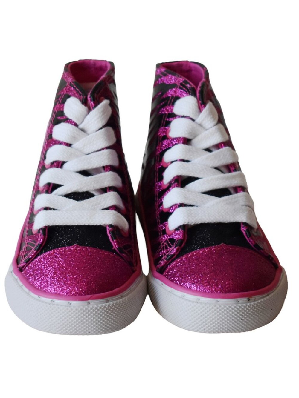 Hello Kitty Toddler’s Sneakers Lil Zola Shoes Animal Print Glitter Size 7M NEW - Picture 5 of 8